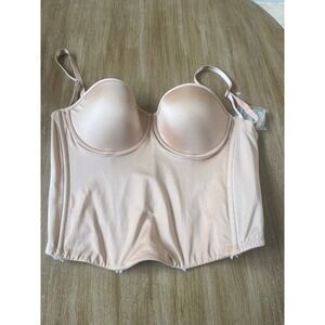 NWT LE MYSTERE BUSTIER BRA "SOIRÉE LONGLINE" SIZE 34D
